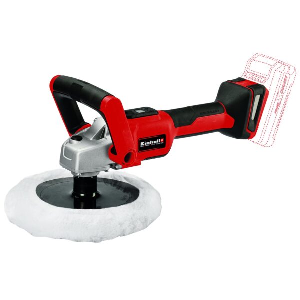 Einhell Poler/slibemaskine Ø180mm.  Solo 18V - CE-CP 18/180 Li E - Image 5
