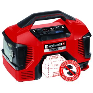 Einhell Einhell Pressito akku hybridkompressor 6i1 med 8 dele 18V u/batteri og lader