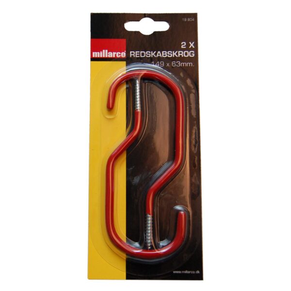 Kroge gummibelagt 2 stk. 149x63 mm. - Image 2