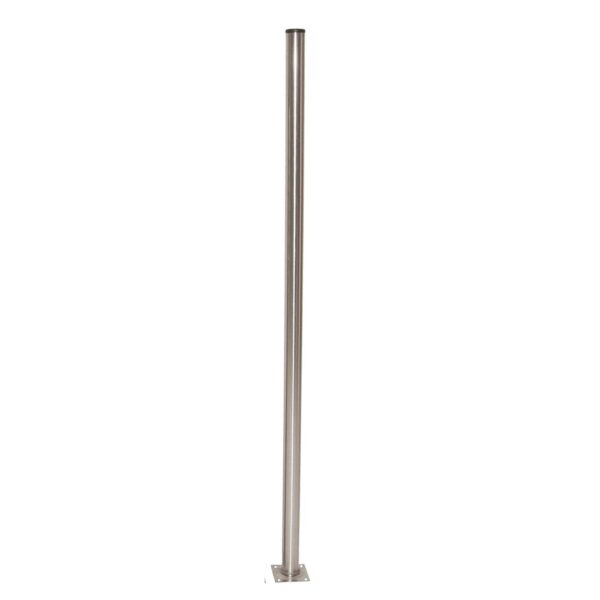 Bordben 90 cm. - dia. 30 mm. - børstet stål