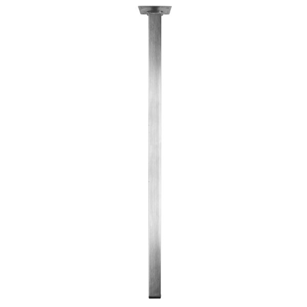 Bordben 70 cm. 24x24 mm. stål