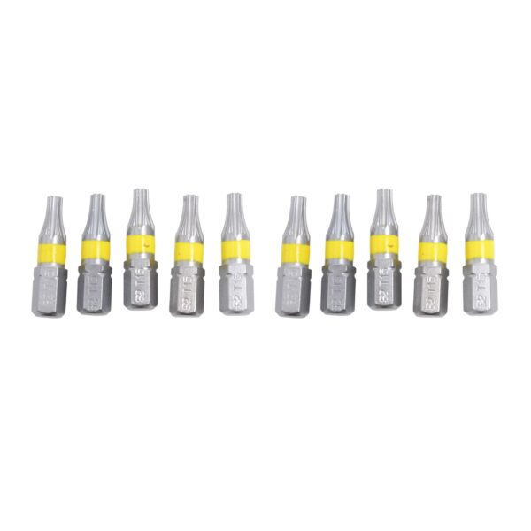 Bits TORX 15 - 10 stk. i æske S2 stål