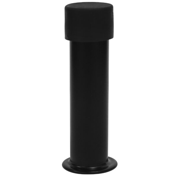 Dørstop til vægmontering Ø19x82 mm - matsort