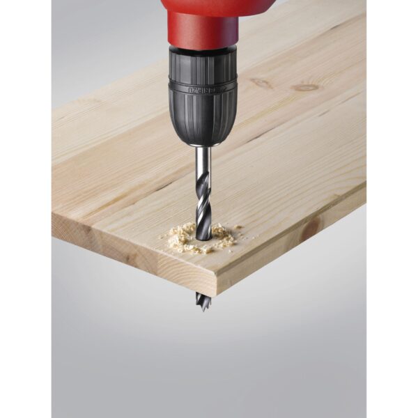 Einhell Spiralbor til træ, 4 mm, på SB-kort - Image 3