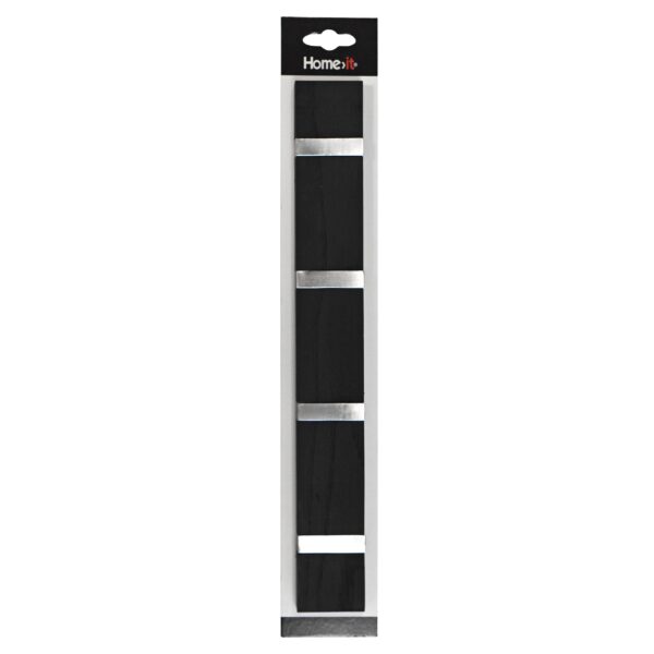 Knagerække 4 knag - FLEX sort eg - Image 3
