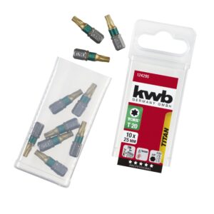 Einhell kwb titan bits T20 / 25 mm 10 stk