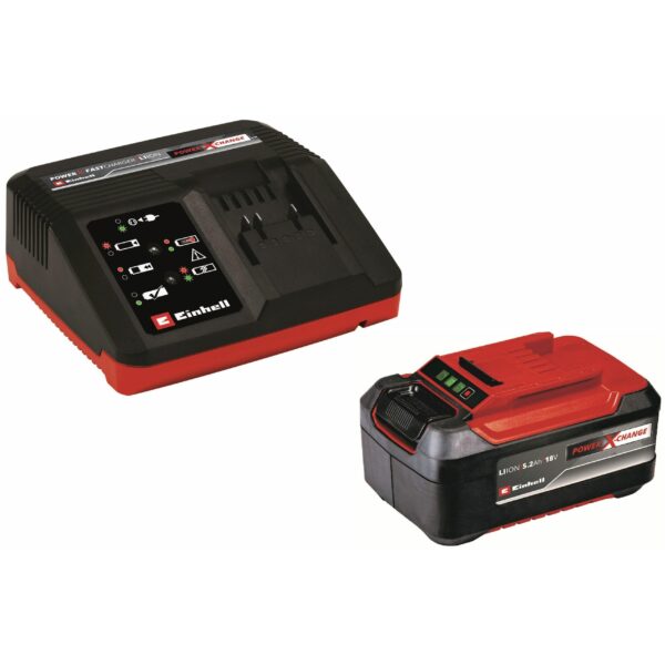 Einhell PXC-startersæt, 5,2 Ah og 4 A-hurtiglader - Image 2