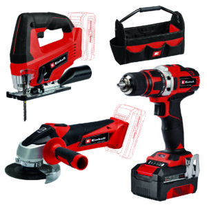 Einhell Einhell TE-TK 18/3 Li værktøjssæt med 4 dele