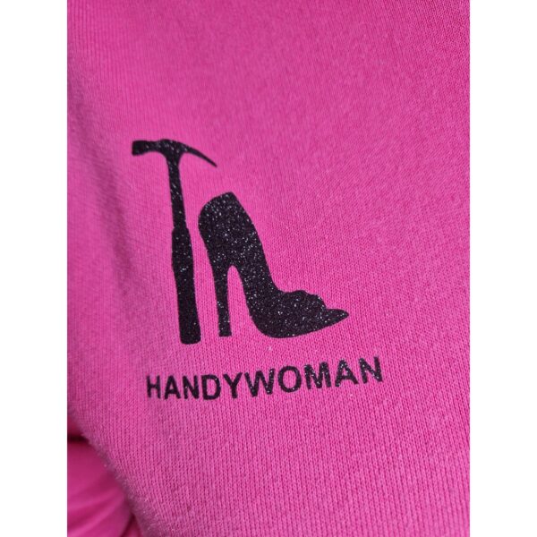 Handywoman Hoodie i pink