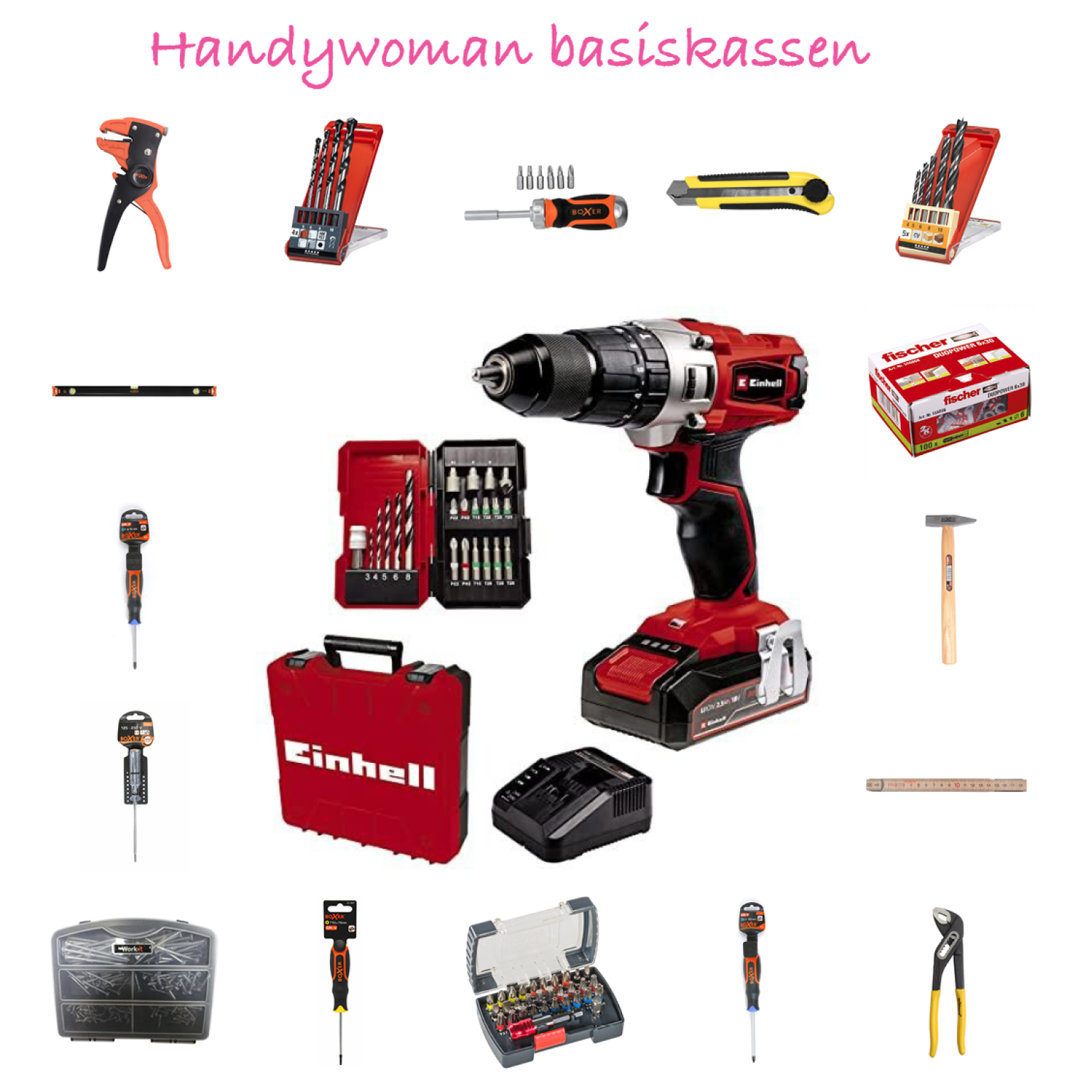 Handywoman værktøjskassen - basis til kvinder