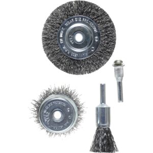 Einhell kwb stålbørstesæt 75/50/15 mm 3 dele