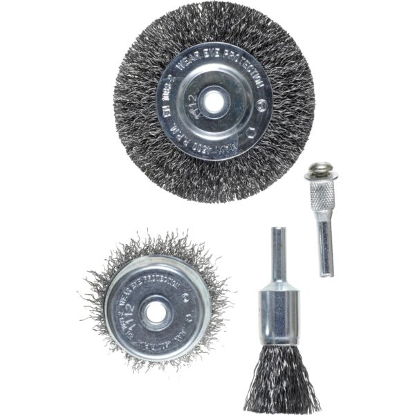 Einhell kwb stålbørstesæt 75/50/15 mm 3 dele