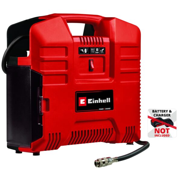 Einhell Einhell TE-AC 36/8 Li OF Set transportabel akku-kompressor 2x18 volt u/batteri og lader