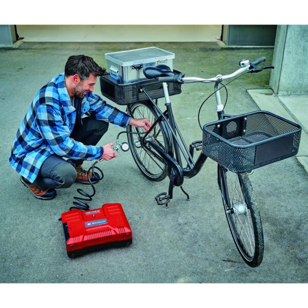 Einhell Einhell TE-AC 36/8 Li OF Set transportabel akku-kompressor 2x18 volt u/batteri og lader - Image 3