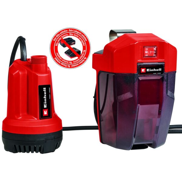 Einhell Einhell GE-SP 18 Li akku dykpumpe til rent vand 5000l/t u/batteri og lader
