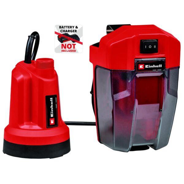 Einhell Einhell GE-SP 18 LL Li akku dykpumpe til rent vand 4500l/t u/batteri og lader