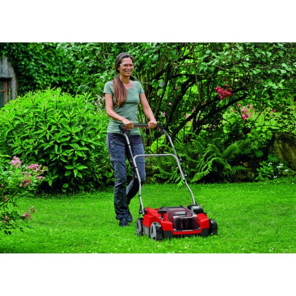 Einhell Einhell GE-SC 36/35 Akku plænelufter/vertikalskærer 35 cm u/batteri og lader - Image 3