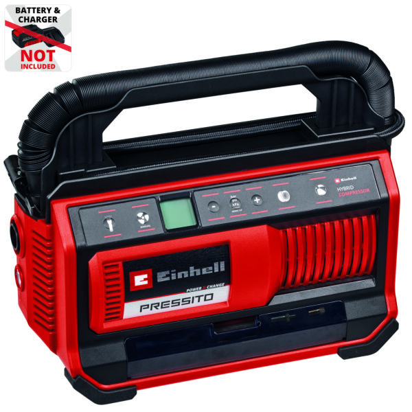 Einhell Einhell PRESSITO 18/25 hybrid kompressor 11 bar 18V/230V