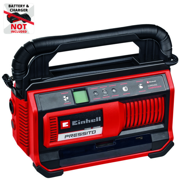 Einhell Einhell PRESSITO 18/25 kompressor 11 bar 18V u/batteri og lader