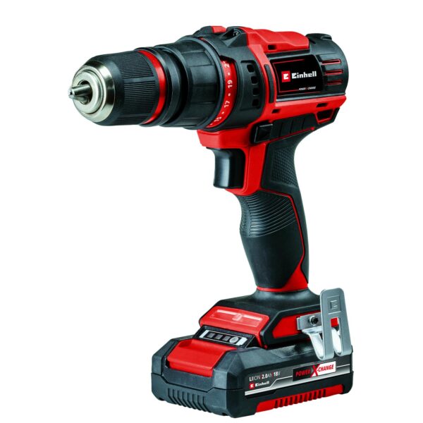 Einhell Einhell TE-CD 18/45 3X-Li akku-boremaskine med tilbehør 1x2,0Ah