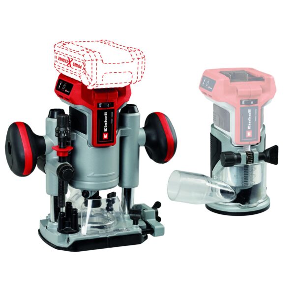 Einhell Einhell TP-RO 18 Set Li BL overfræser 35/45 mm 18V u/batteri og lader - Image 2