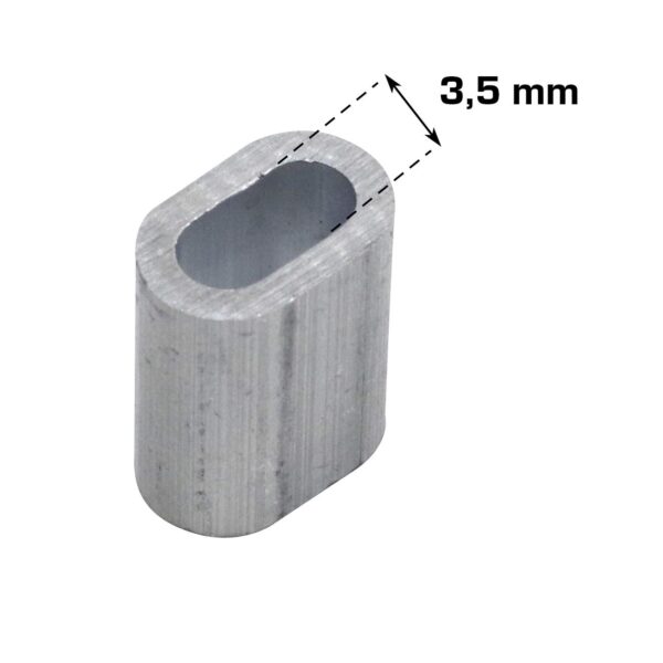 Wirelås Alu - 3,5 mm. - Image 3