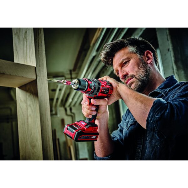 Einhell Einhell TE-CD 18/50 akku-slagboremaskine 2x18V/2,0Ah batteri og lader - Image 10